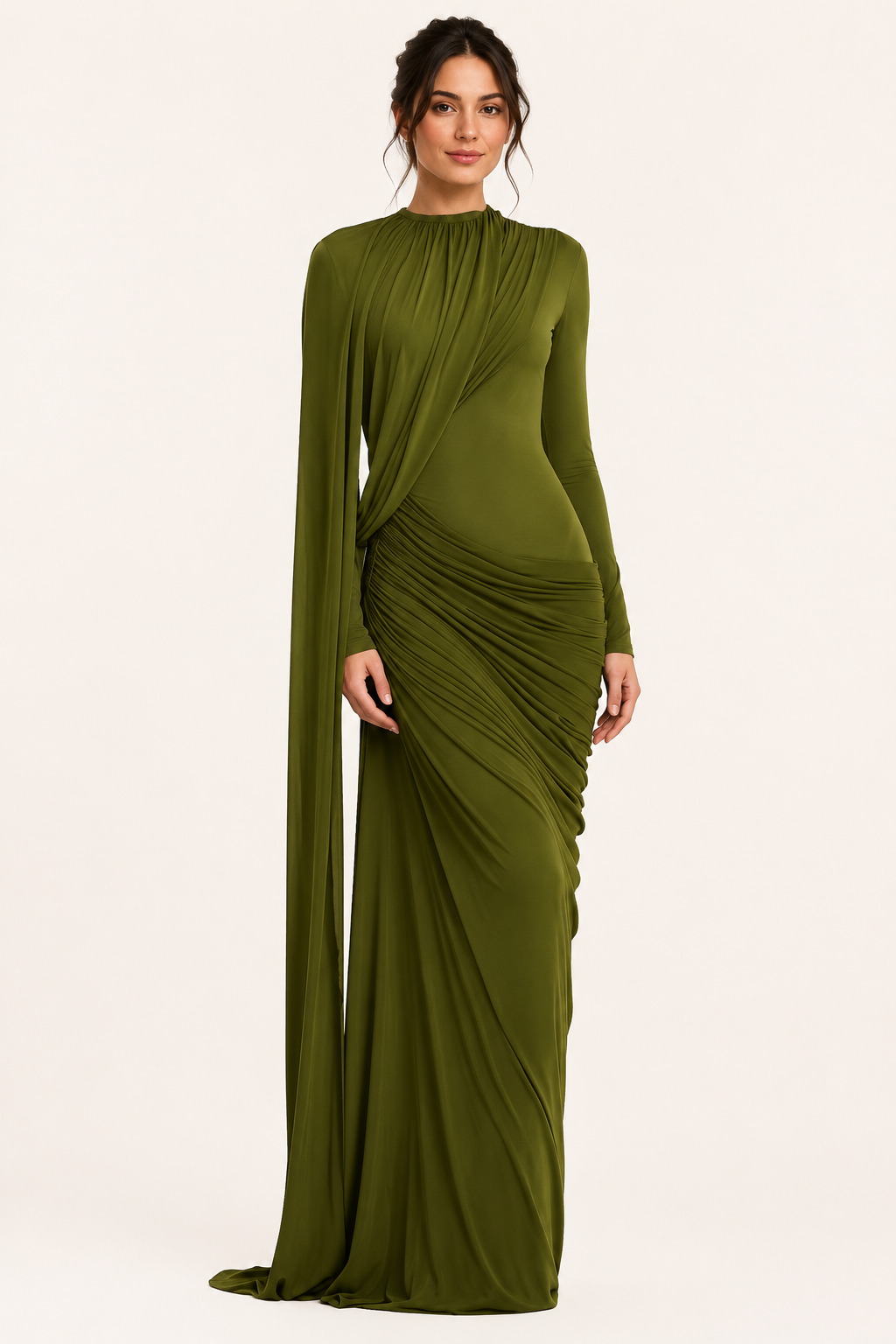 Elegante bruidsjurk met lange mouwen - Gisela