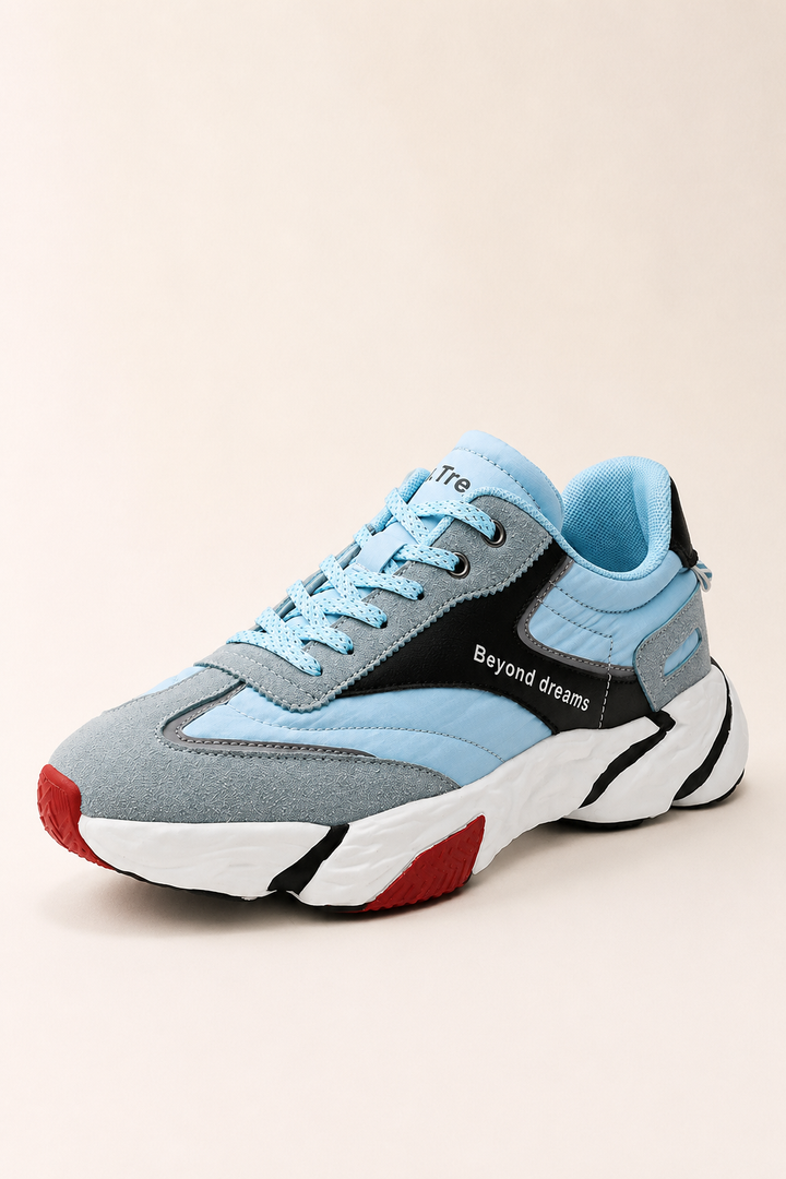 Casual herenschoenen met dikke zool en veel draagcomfort - Rainer