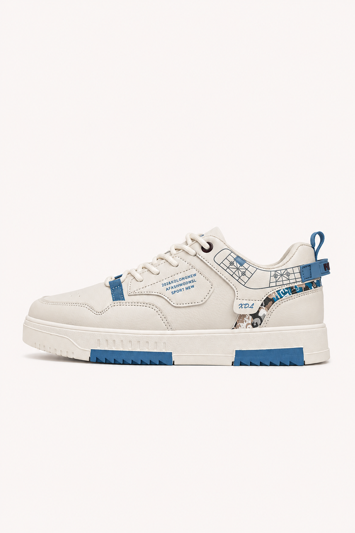 Ademende casual herensneakers met dikke zool - Dietrich