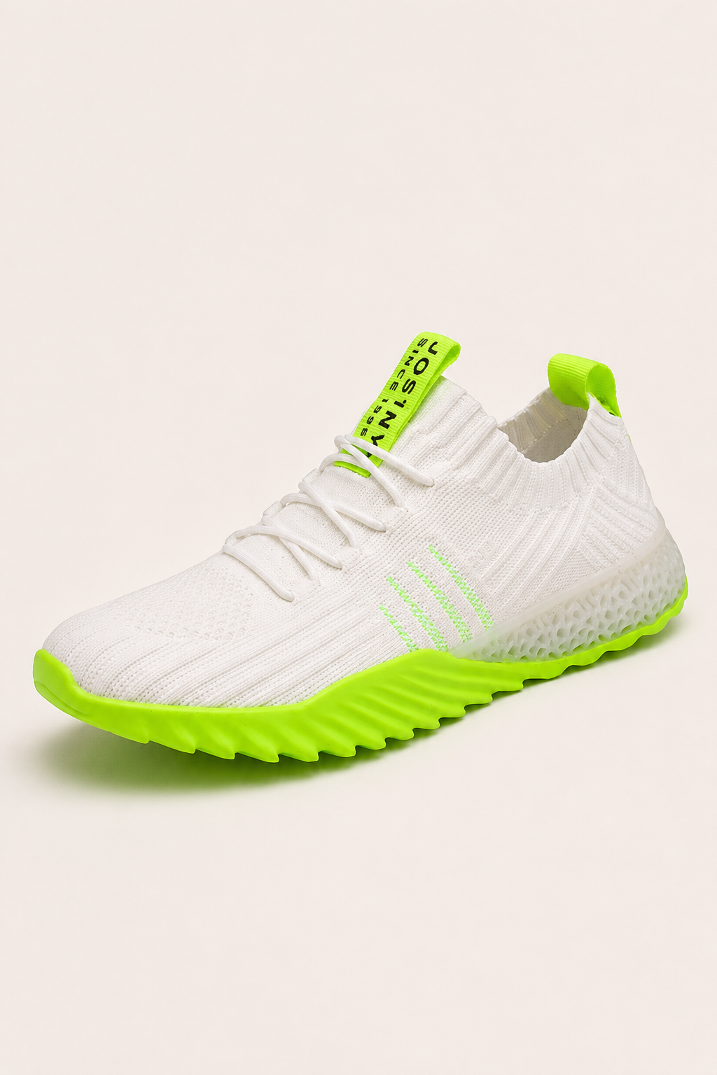 Sportschoenen van ademend geweven mesh in sokstijl met een lichte zool - Karyme