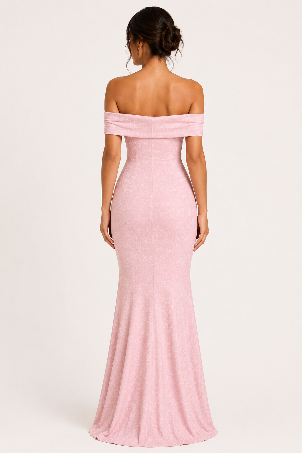 Lange zeemeermin trouwjurk elegante off-the-shoulder zeemeermin snit - Anja