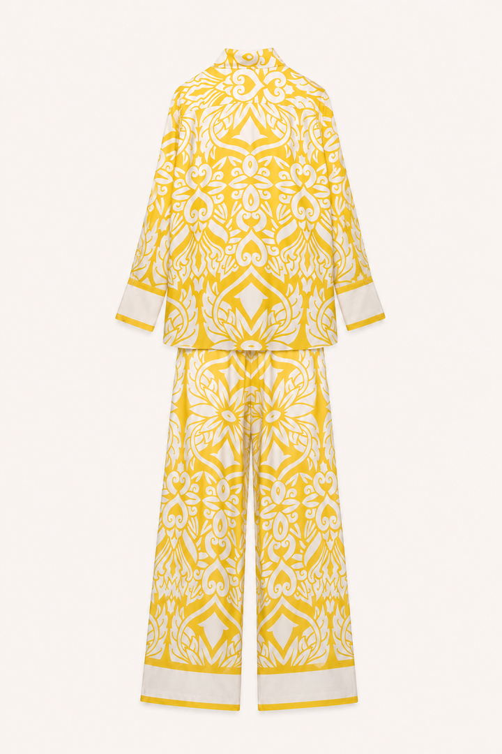 Damesensemble met opdruk in mediterrane stijl - Wilma
