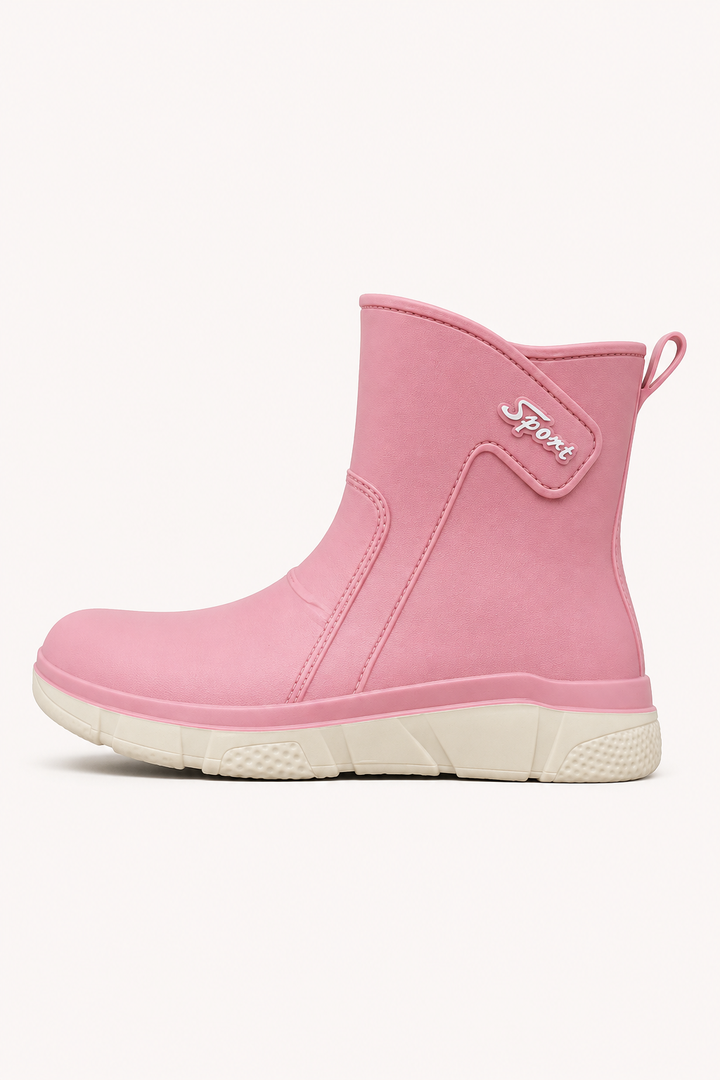 Comfortabele en lichte waterdichte enkellaarsjes voor dames voor in de regen - Helmira