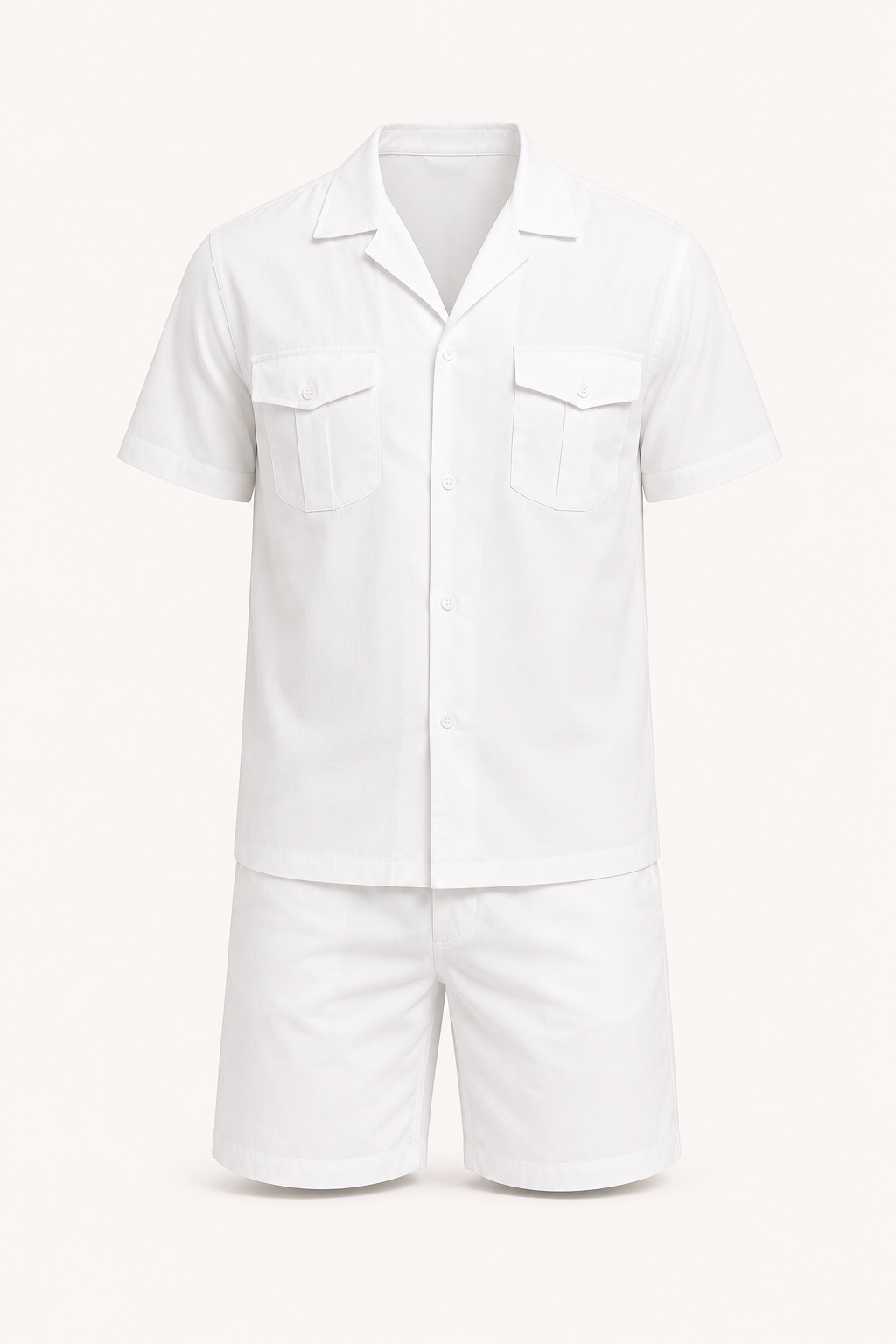 Herenshirt en herenshort met dubbele zakken - Matthis