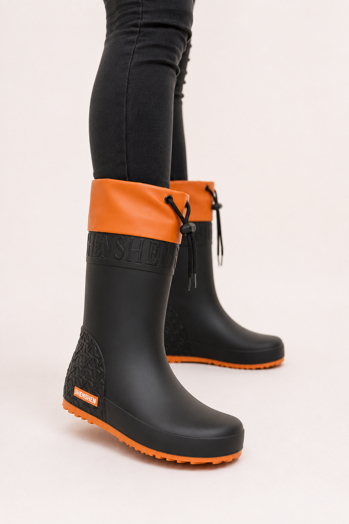 Waterdichte regenlaarzen voor dames met hoge schacht - Rieke