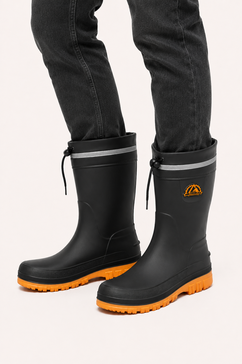 Antislip regenlaarzen voor heren, halfhoog - Ryun