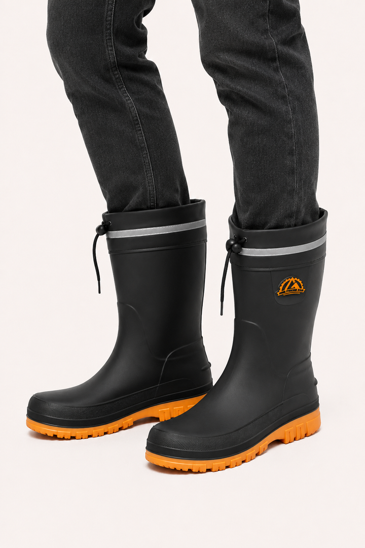 Antislip regenlaarzen voor heren, halfhoog - Ryun