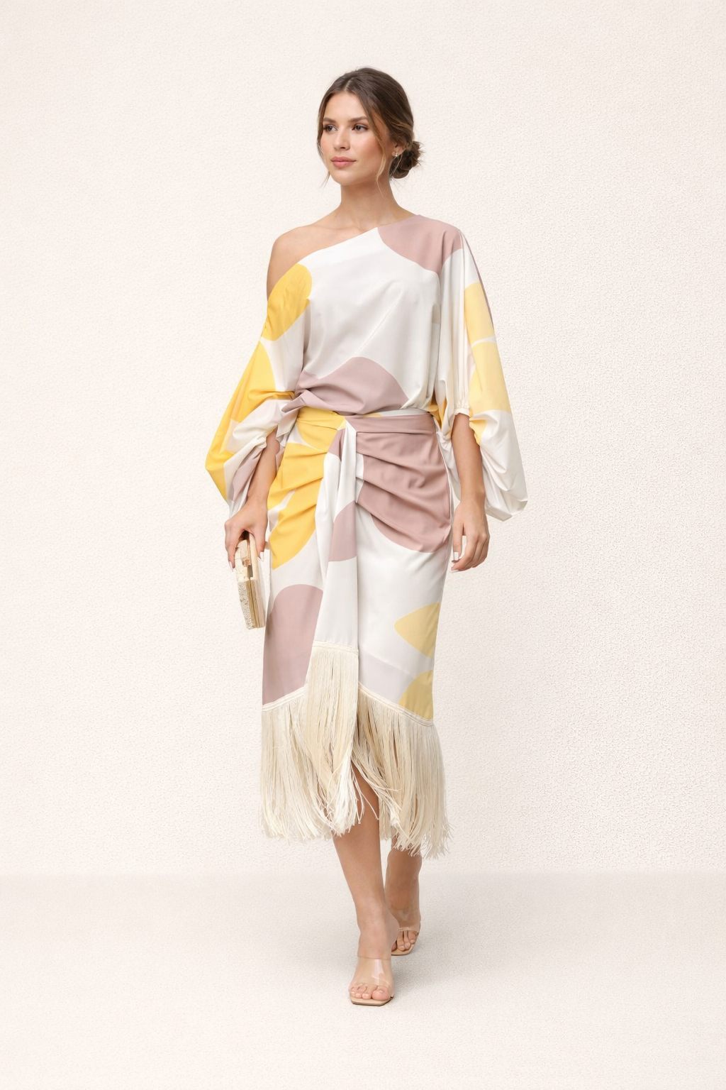 Asymmetrisch dames zomer feest setje - Arianna
