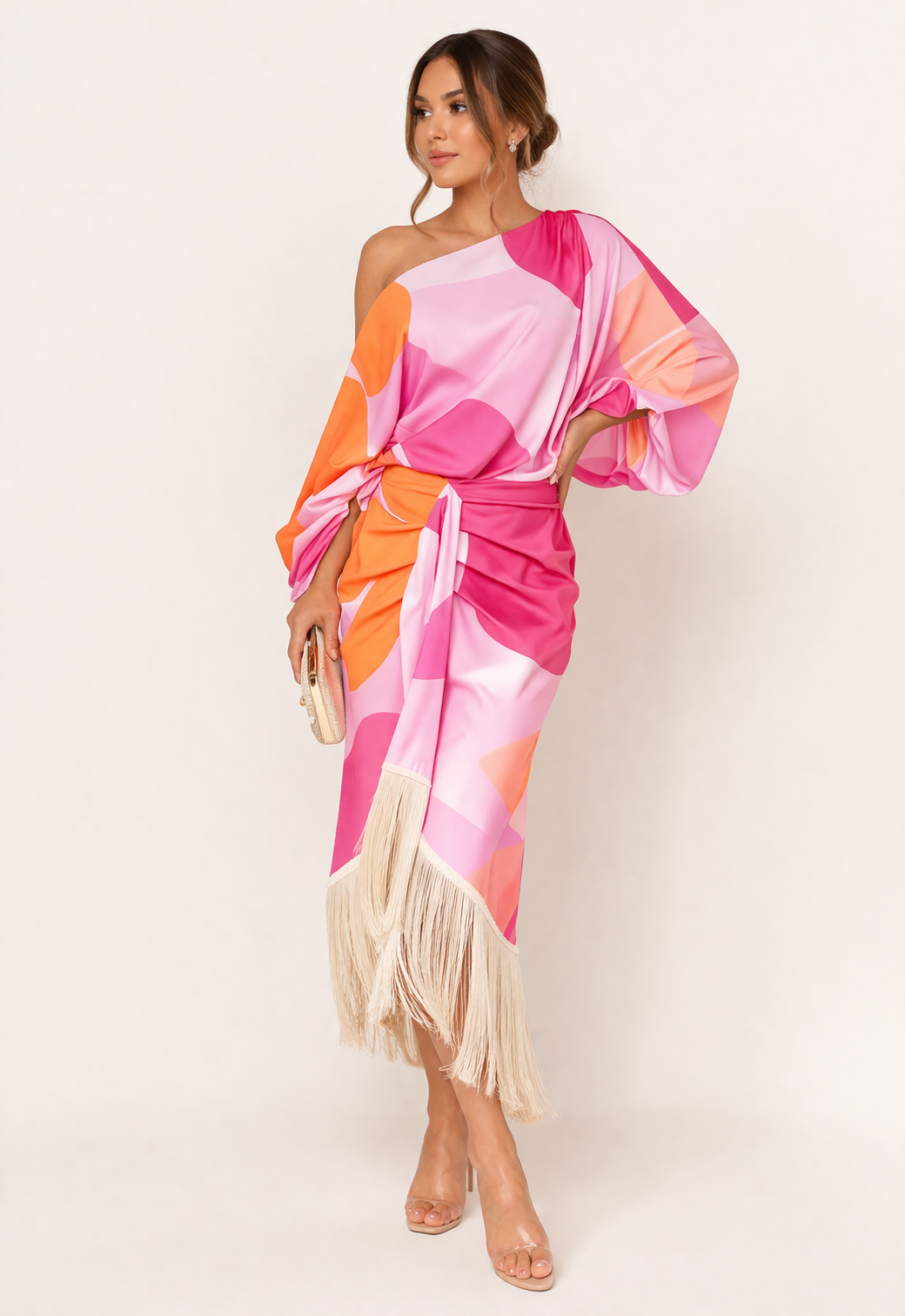 Asymmetrisch dames zomer feest setje - Arianna