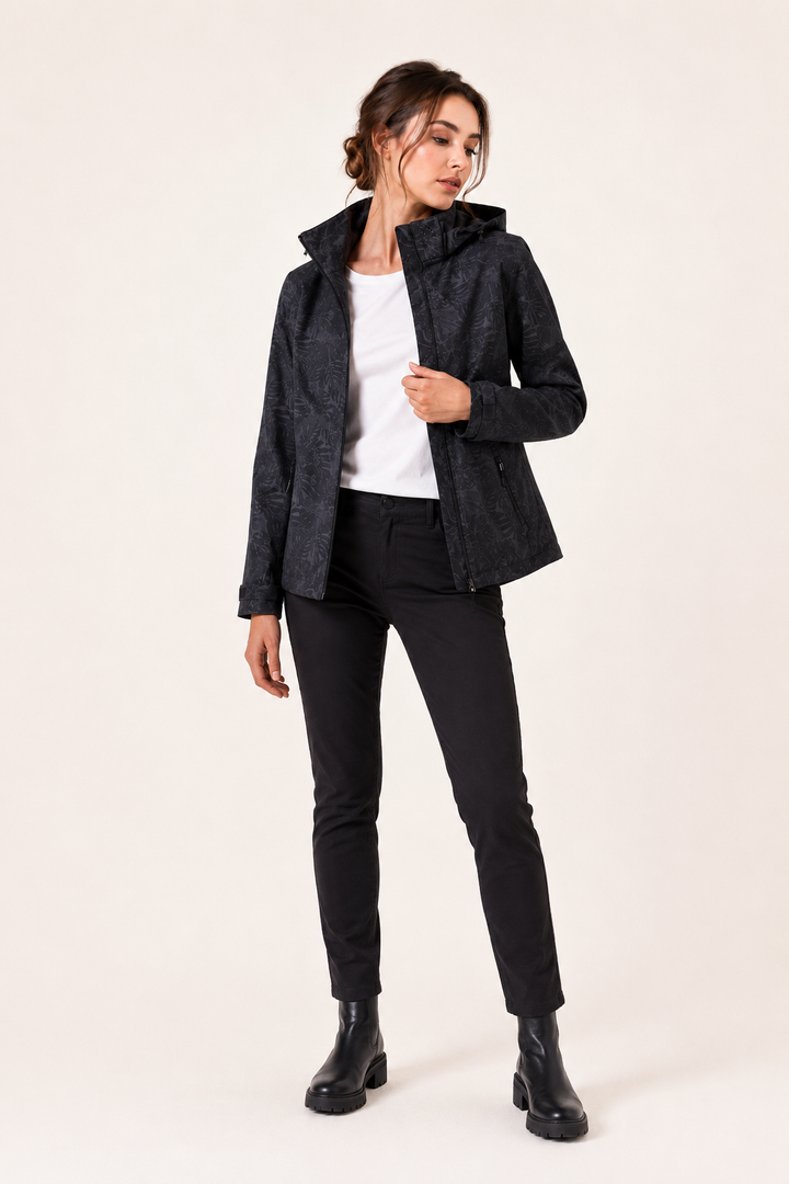 Lichtgewicht, winddichte unisex-jas met capuchon en ritssluiting - Fassher