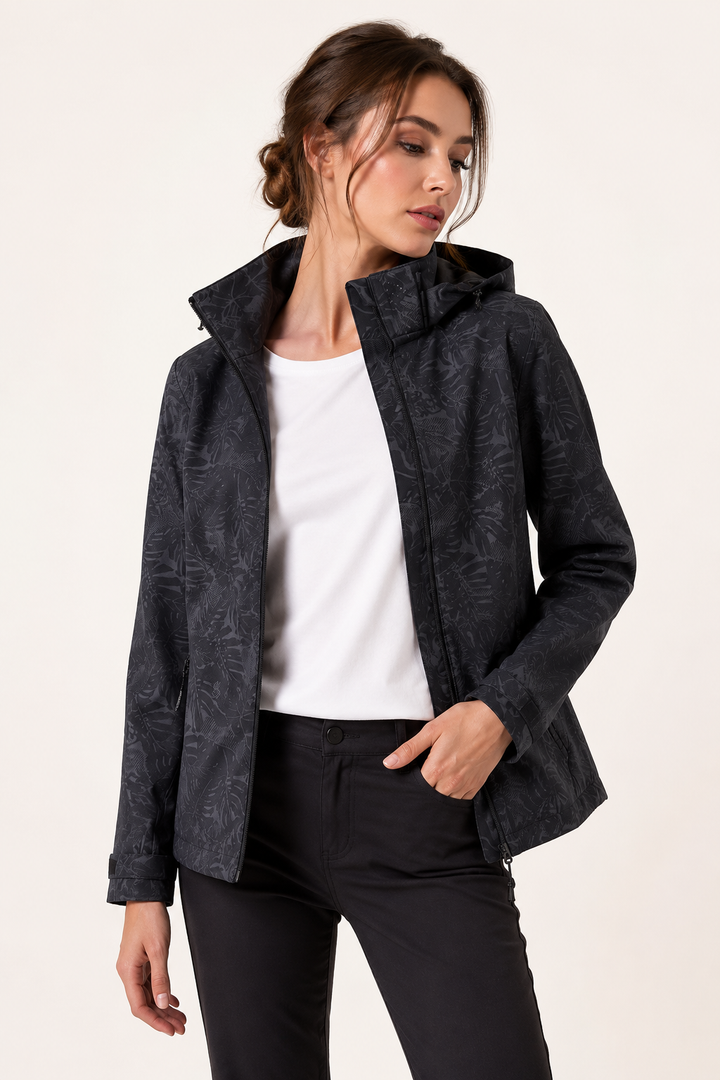 Lichtgewicht, winddichte unisex-jas met capuchon en ritssluiting - Fassher