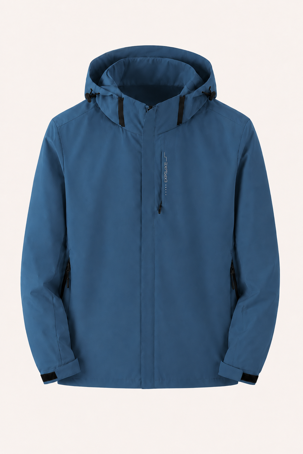 Unisex waterdichte winddichte jas met doorlopende ritssluiting - Shocks