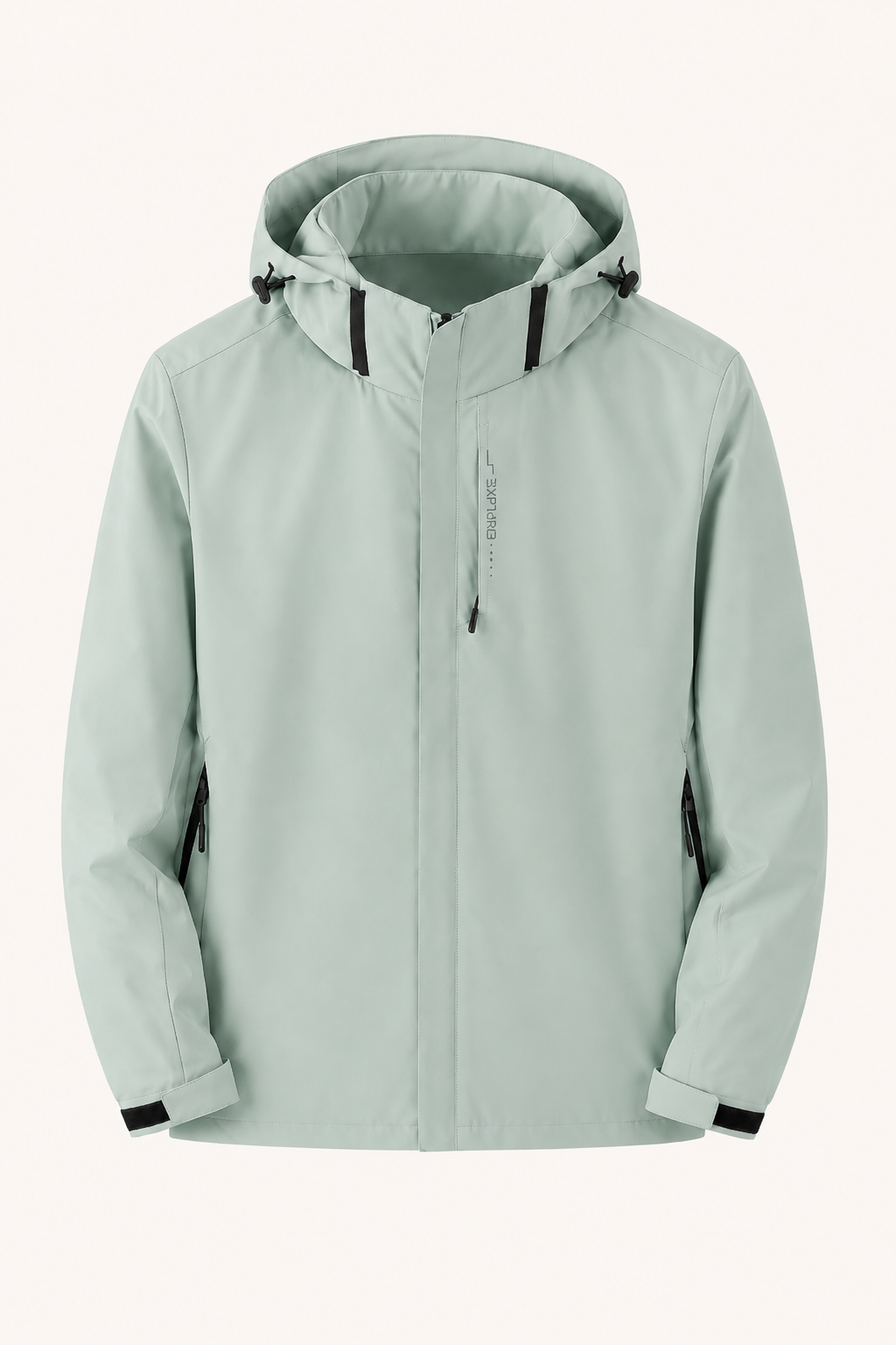 Unisex waterdichte winddichte jas met doorlopende ritssluiting - Shocks