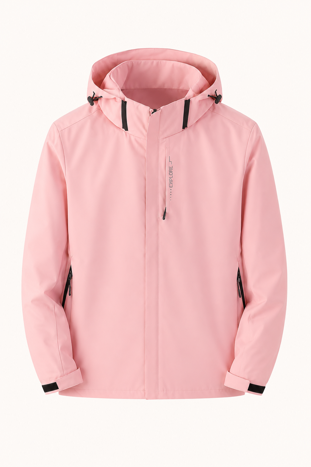 Unisex waterdichte winddichte jas met doorlopende ritssluiting - Shocks