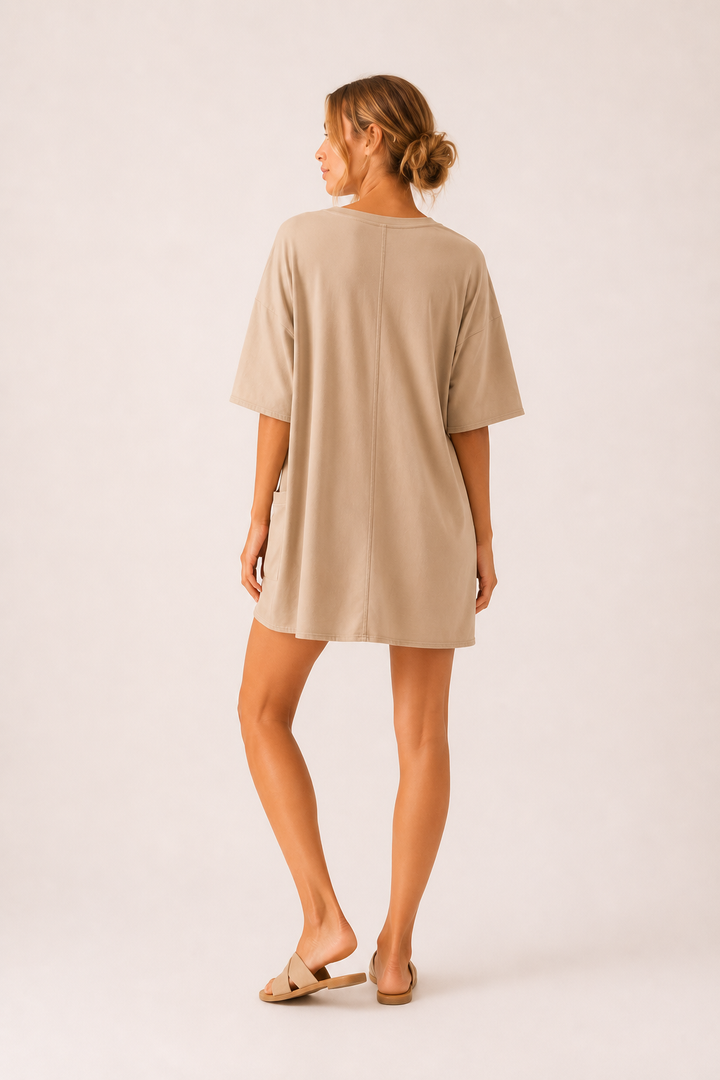 Jumpsuit korte mouw vrouw - Hanneli