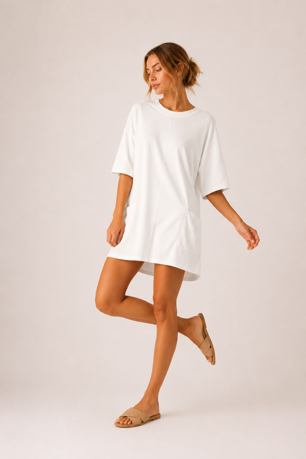 Jumpsuit korte mouw vrouw - Hanneli