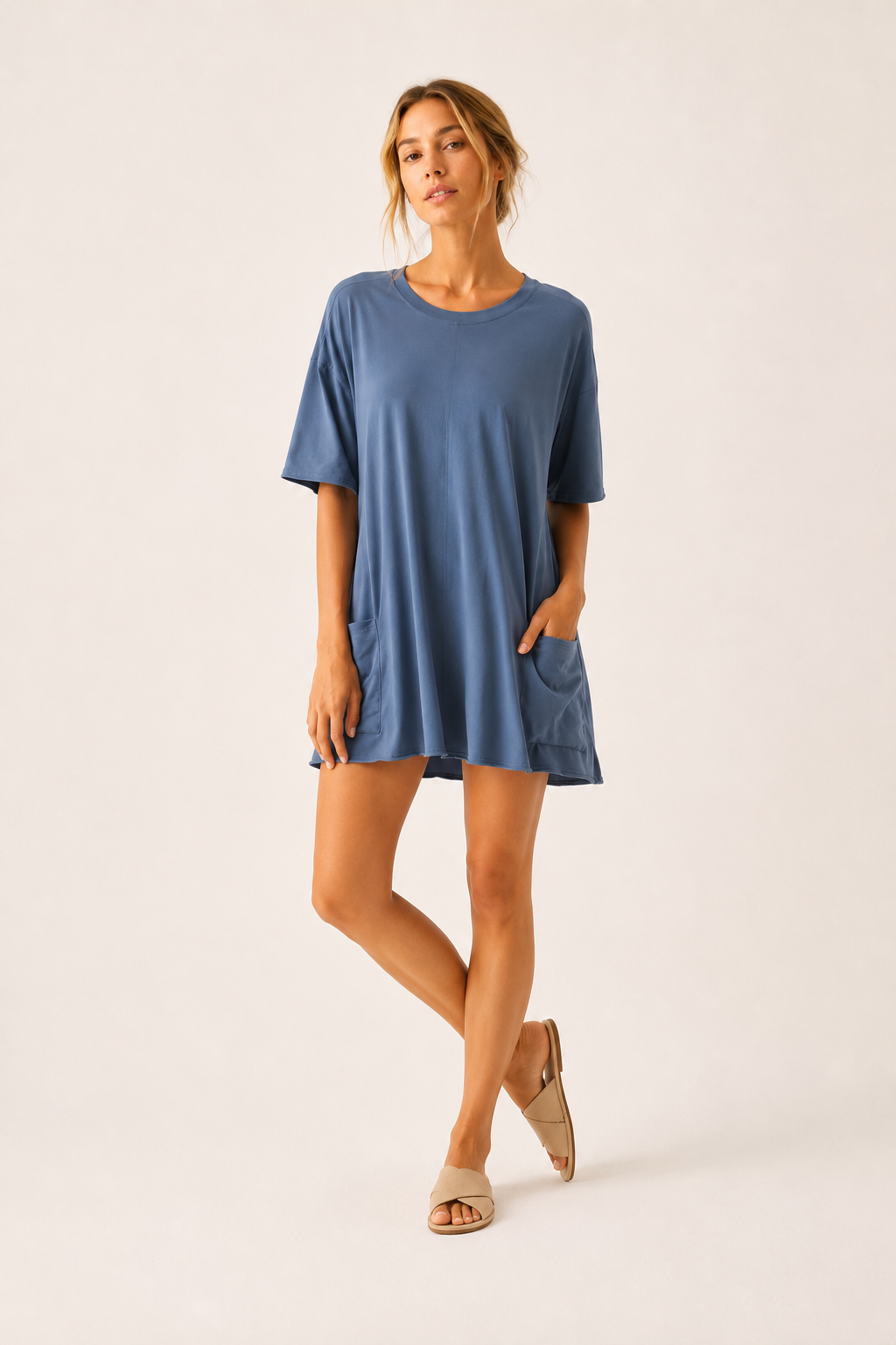 Jumpsuit korte mouw vrouw - Hanneli