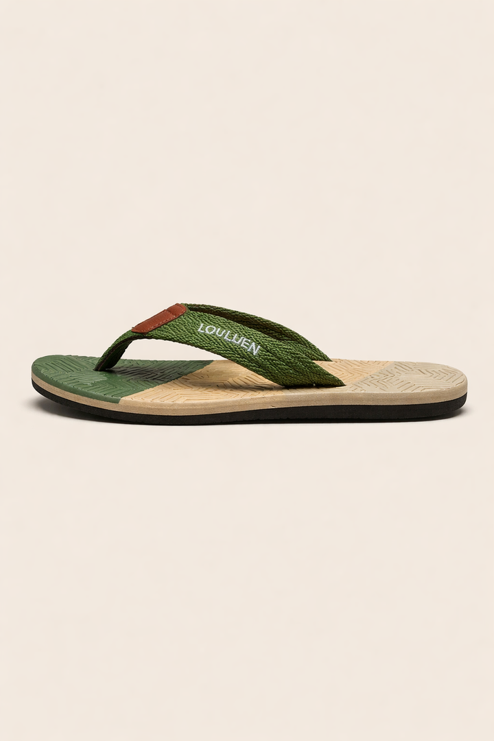 Sandalen met geweven zool voor heren - Peter