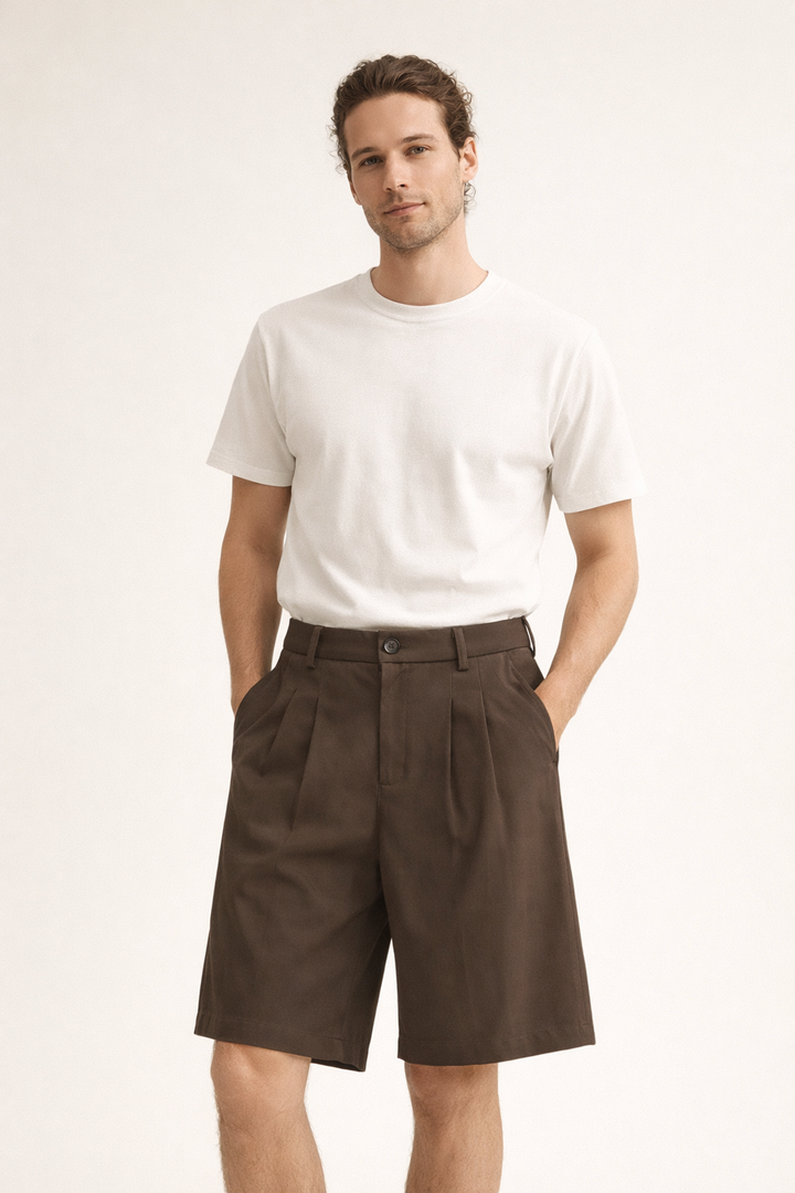 Herenpantalon relaxed fit getailleerd - Trevio