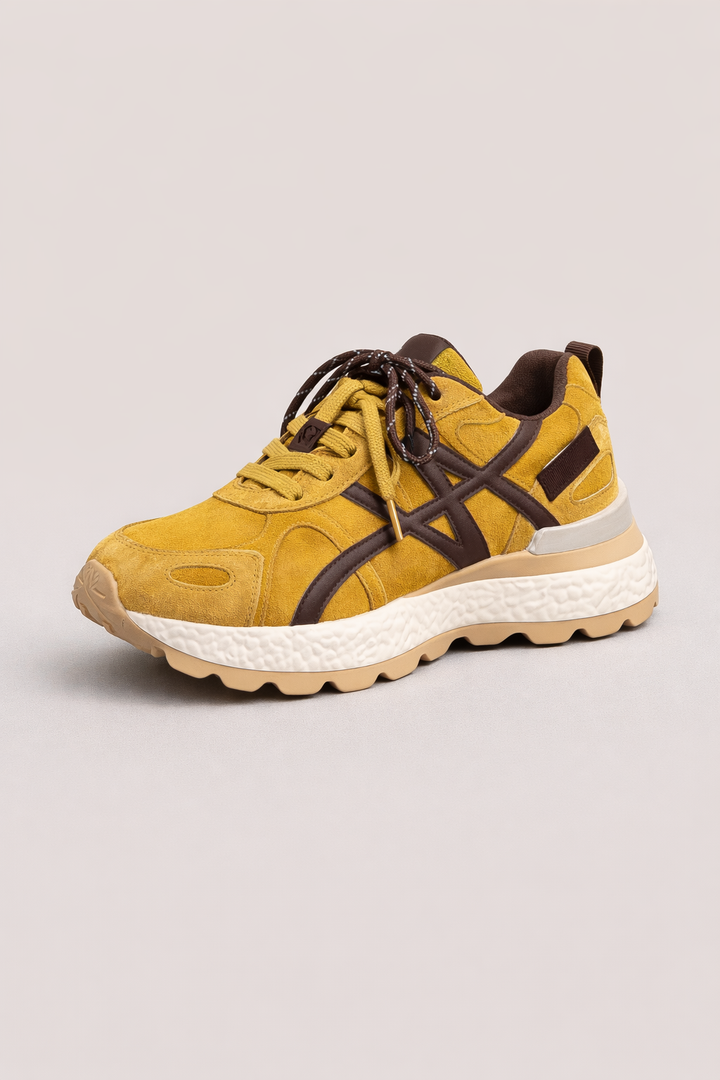 Sportschoenen voor dames met suède details - Jera