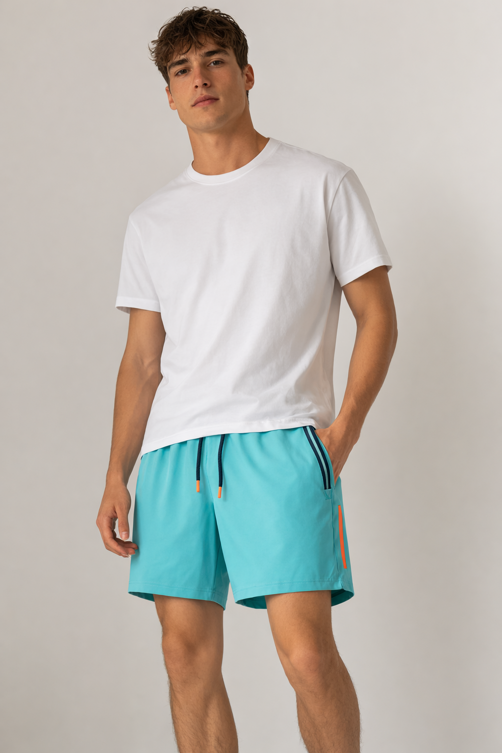 Lichtgewicht herensportshort met trekkoord - Kylian