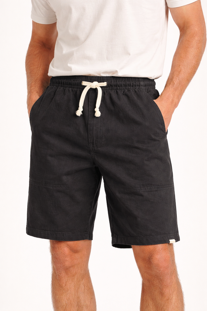 Vrijetijdsshort met elastische taille en koord voor heren - Jason