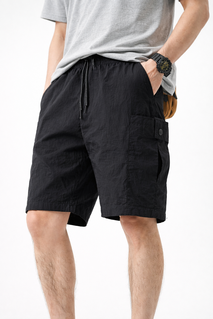 Heren dryfit sportshort met zijzak - Orion