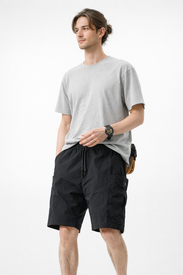 Heren dryfit sportshort met zijzak - Orion