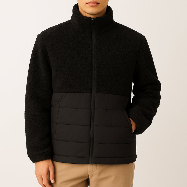 Nonchalante fleecetrui voor heren - Sven