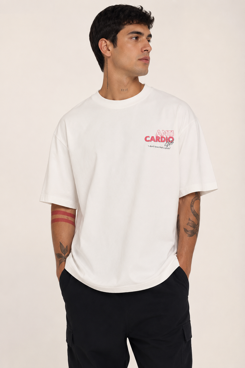 Oversized trainingsshirt met grafische print - Jannik