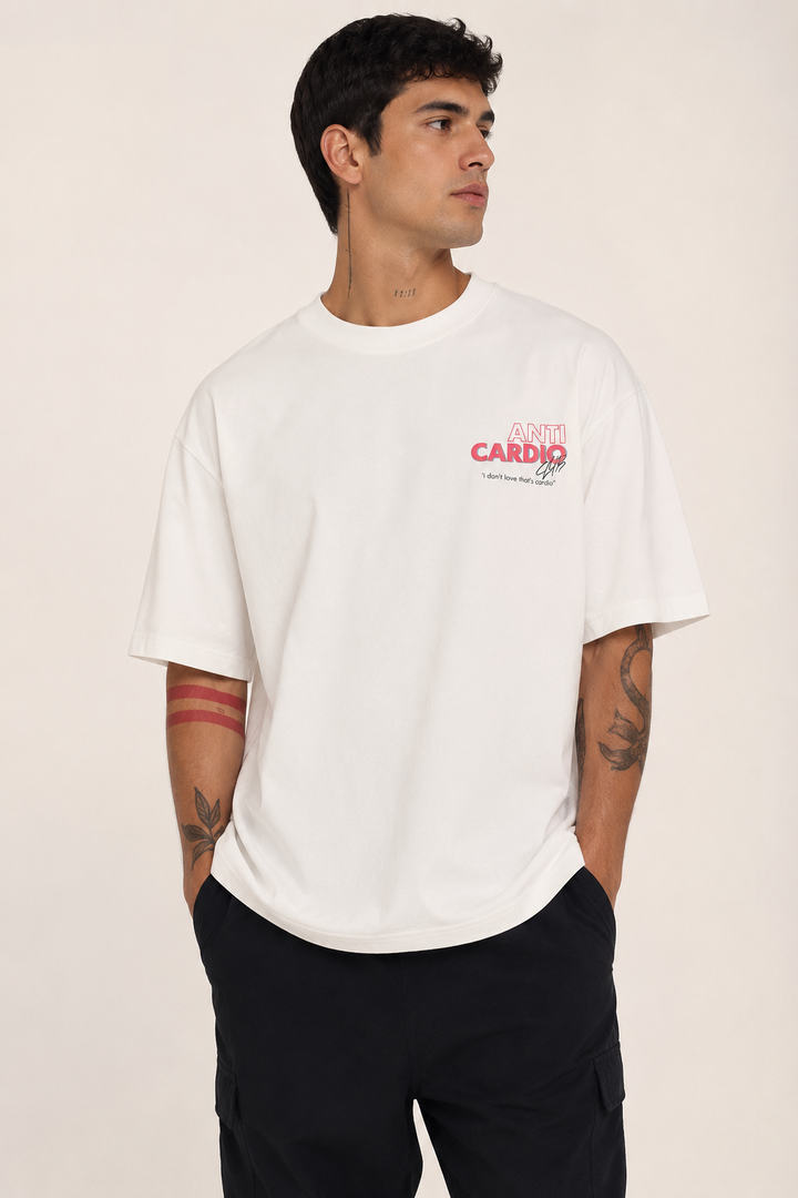 Oversized trainingsshirt met grafische print - Jannik