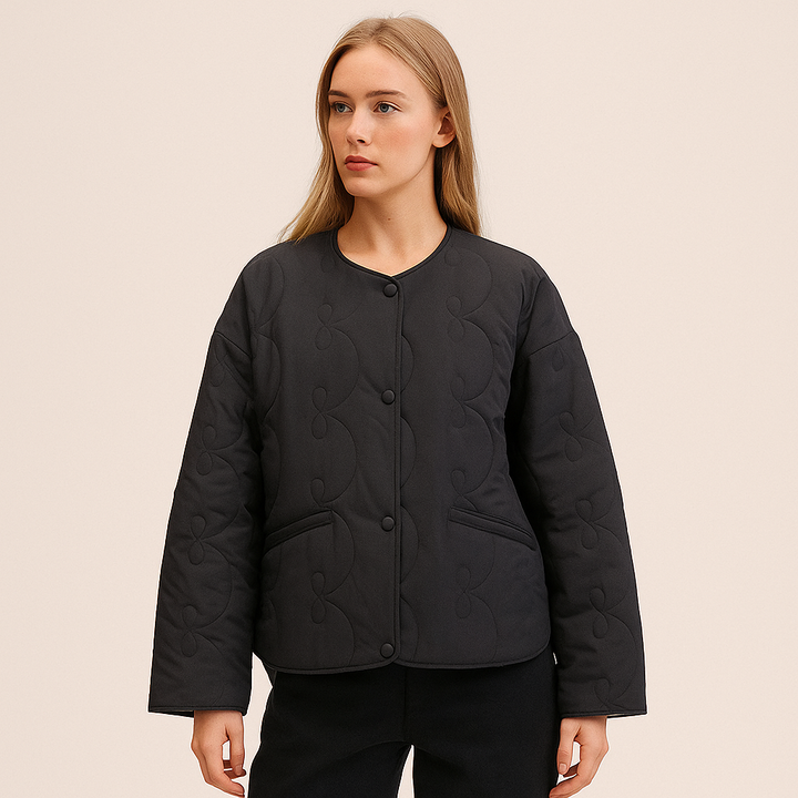 Gewatteerd jack met strikpatroon - Maeren