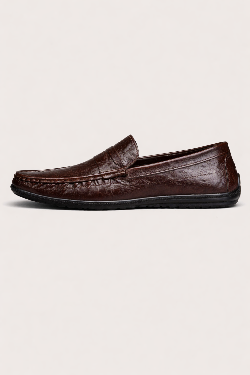 Casual loafers voor heren met gladde afwerking en klassieke stijl - Marco