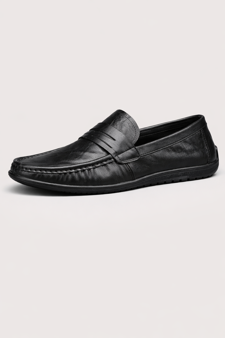 Casual loafers voor heren met gladde afwerking en klassieke stijl - Marco
