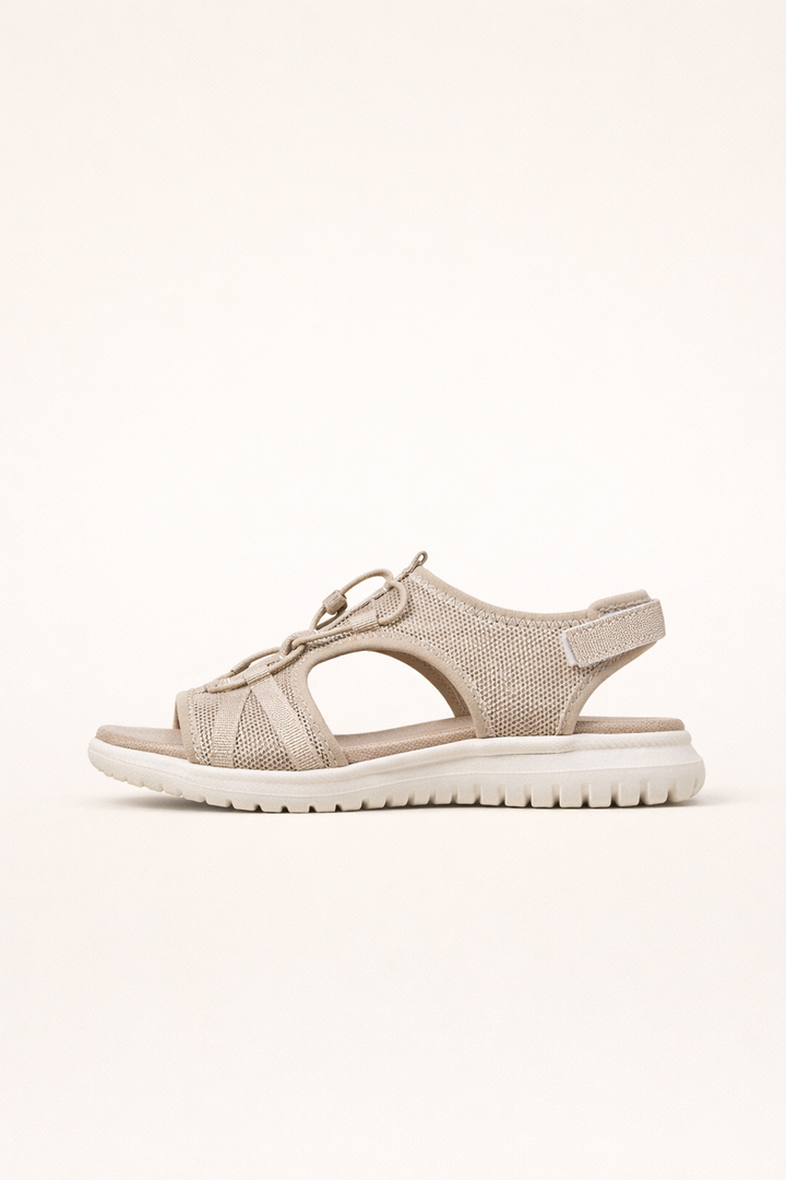 Orthopedische sandalen met dubbele verstelbare band en ergonomische binnenzool - Sarel
