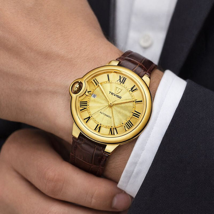 Elegant herenhorloge met Romeinse cijfers