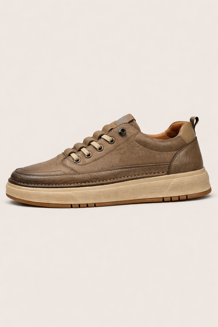 Herensneakers moderne stijl klassieke veters - Elian