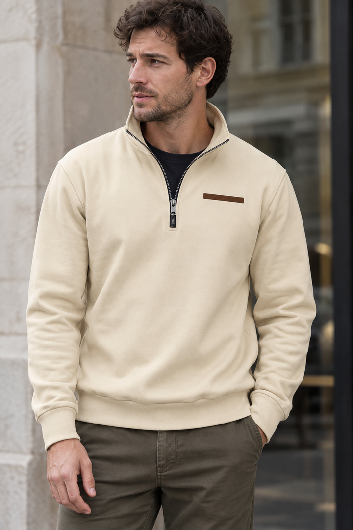 Sweater met halve rits voor de herfst - Nereo