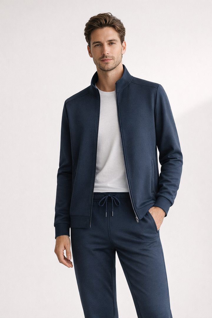 Herenset met ritssluiting voor en rechte broek - Adrián