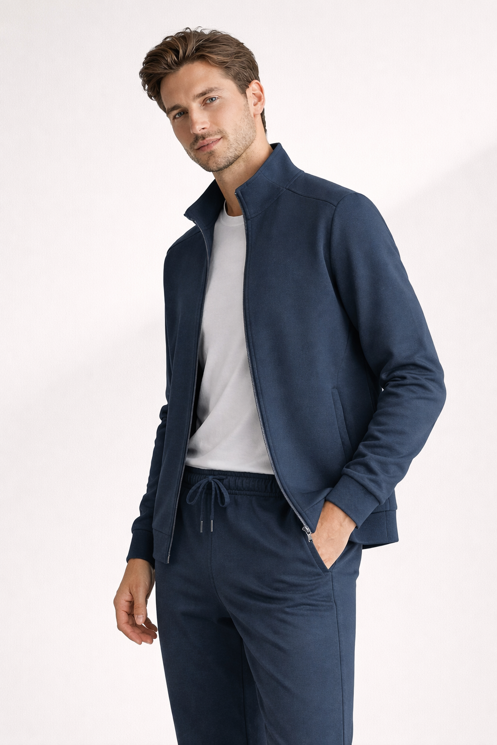 Herenset met ritssluiting voor en rechte broek - Adrián