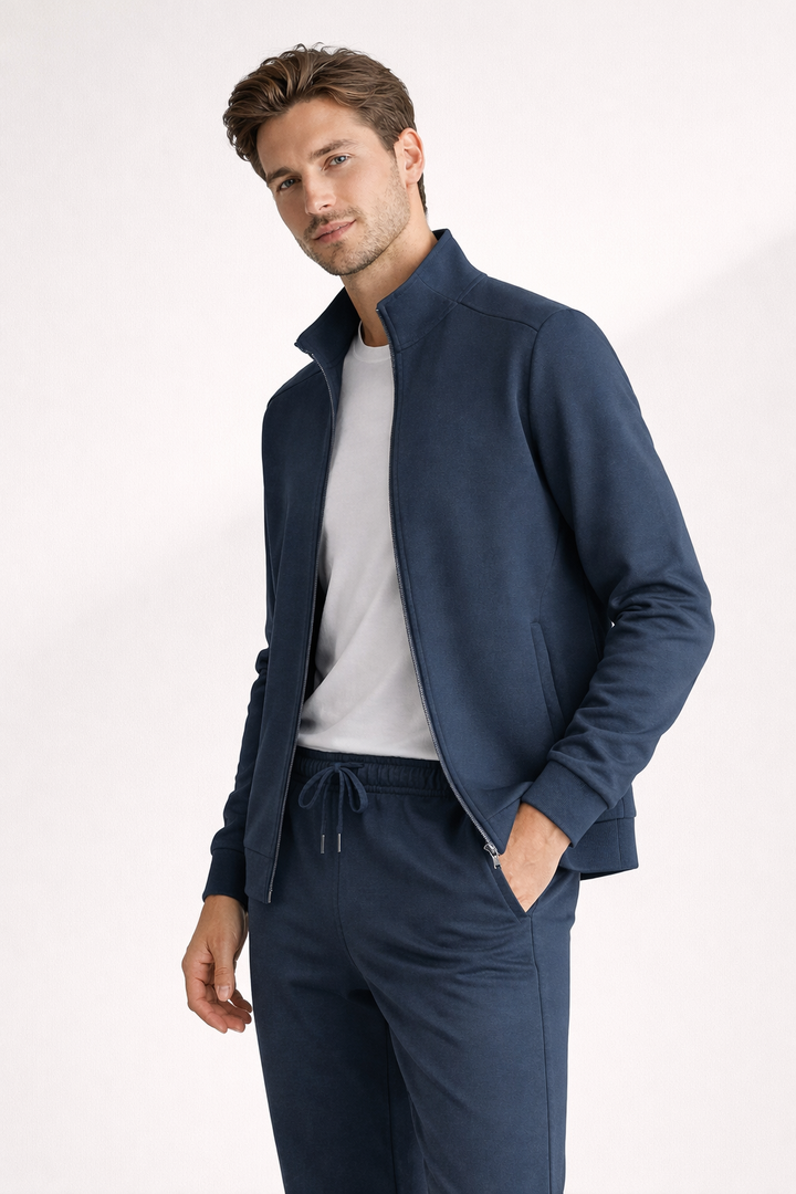 Herenset met ritssluiting voor en rechte broek - Adrián
