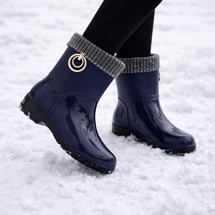 Waterdichte regenlaarzen voor dames met binnenvoering - Xavira