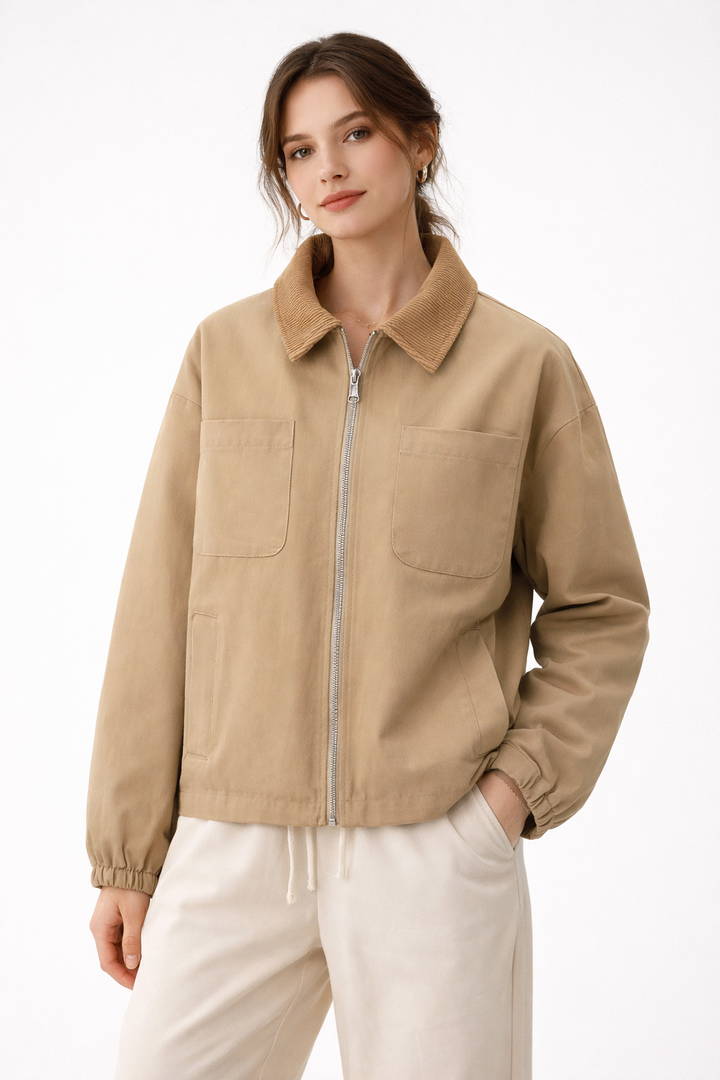 Stijlvol lichtgewicht damesjack met zakken - Mirela