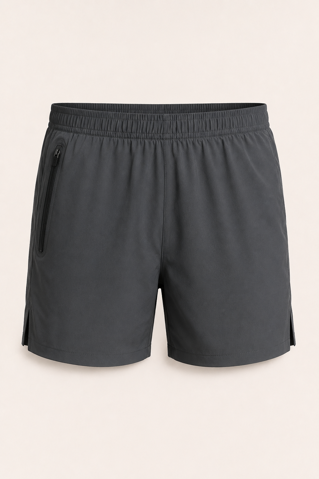 Sportieve herenshort met zak en ritssluiting - Gaspar