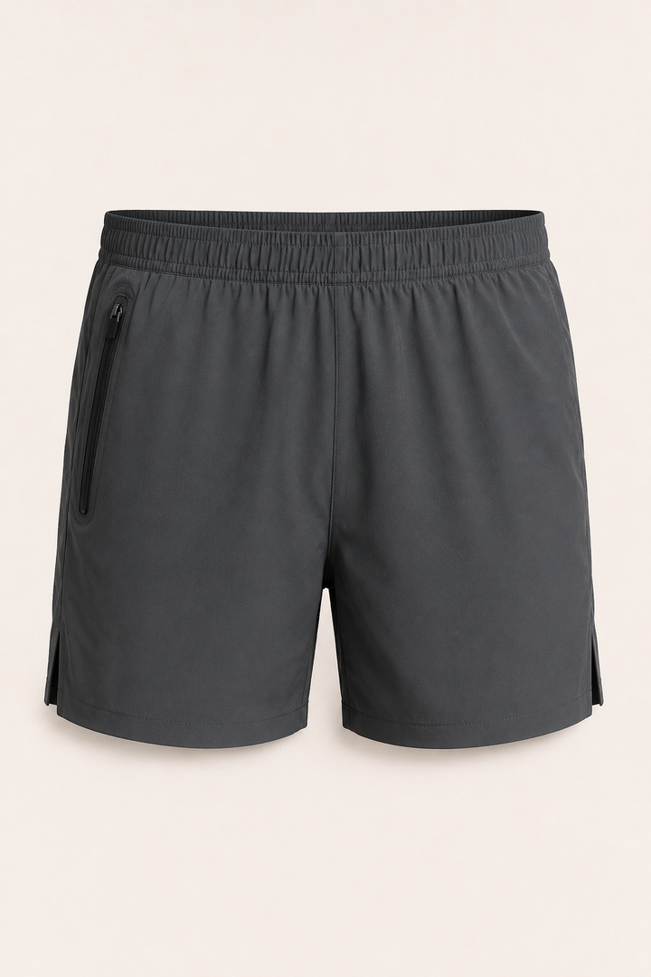Sportieve herenshort met zak en ritssluiting - Gaspar