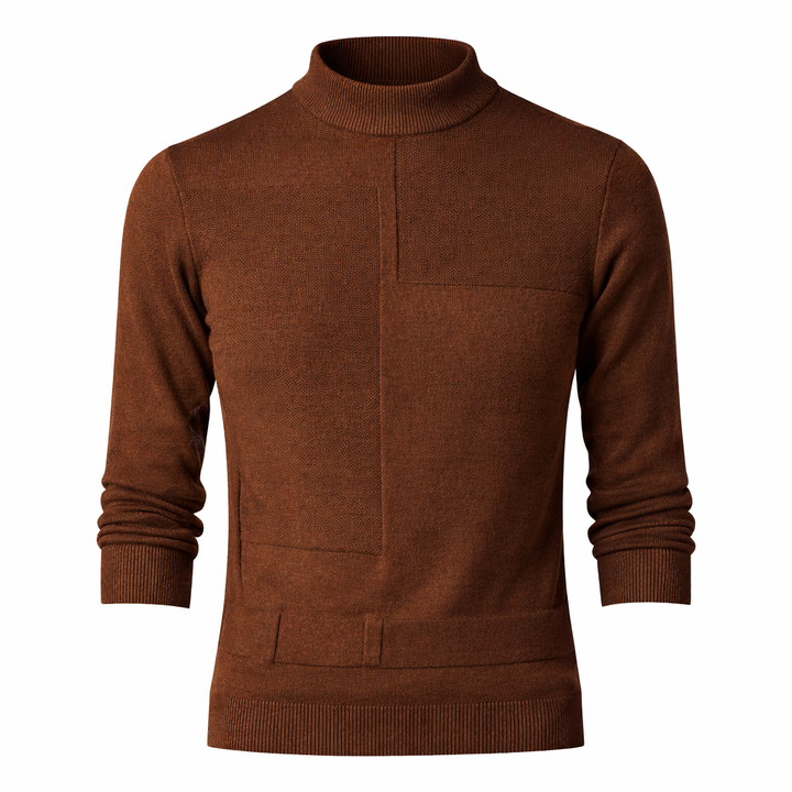 Gebreide basistrui voor heren met lange mouwen - Rainer