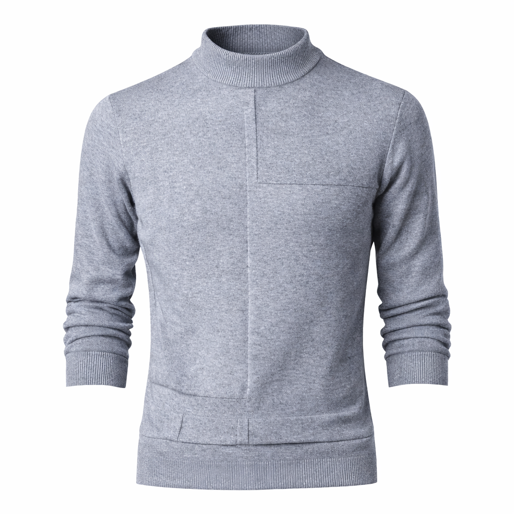 Gebreide basistrui voor heren met lange mouwen - Rainer