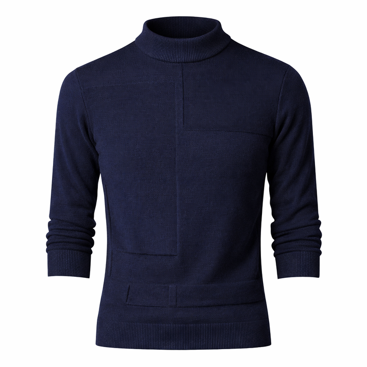 Gebreide basistrui voor heren met lange mouwen - Rainer