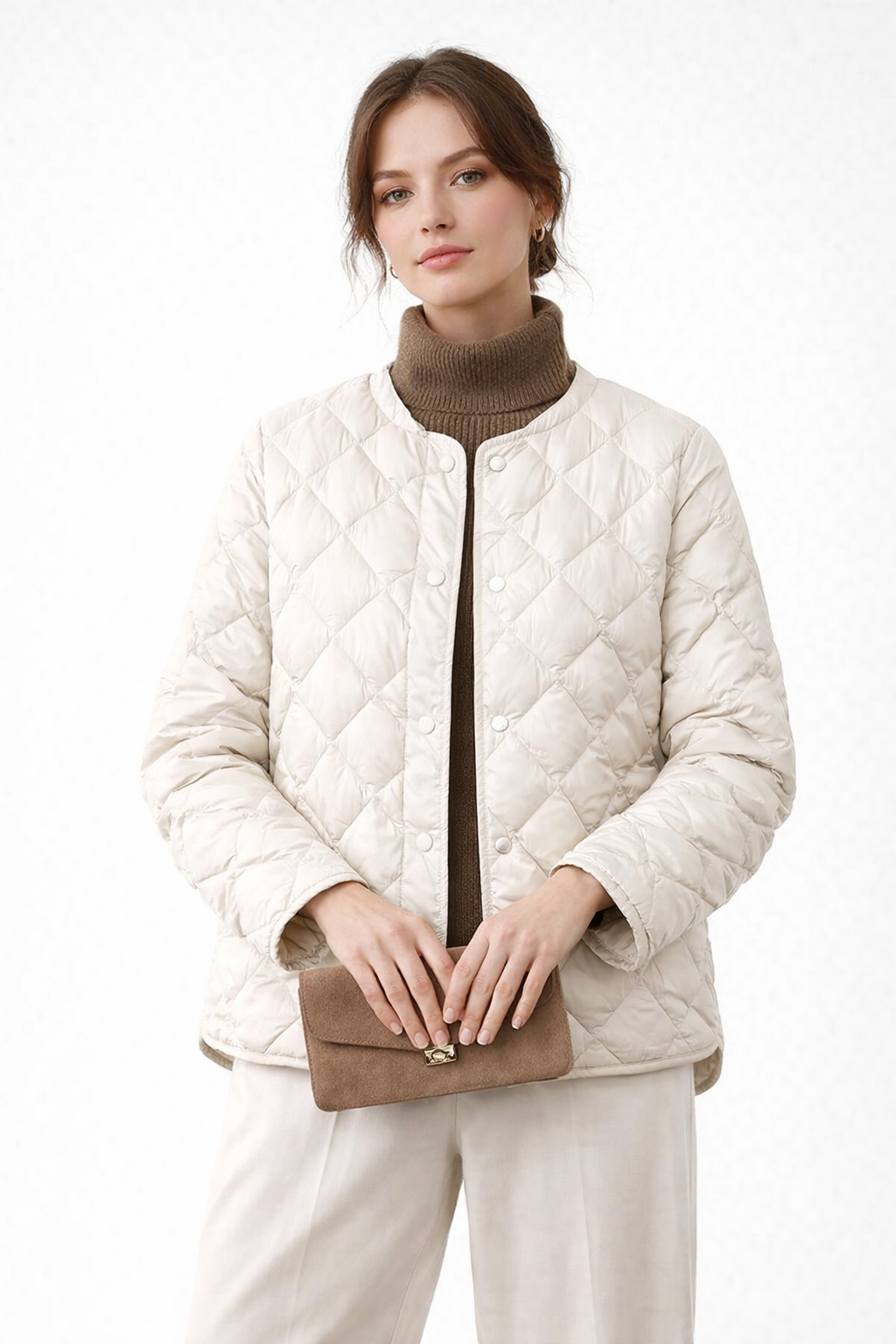 Gewatteerd damesjack voor tussen het seizoen - Alina