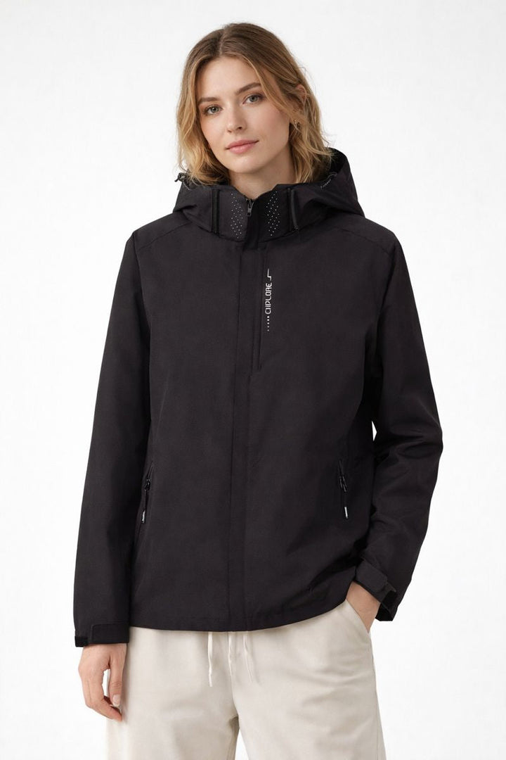 Dames lichtgewicht sportjack met capuchon - Alodie